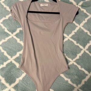 Babaton Light Gray Bodysuit